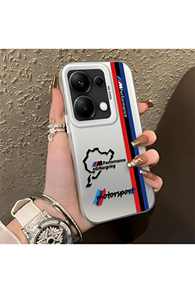 Hontinga جراب هاتف Xiaomi Redmi Note 14S متوافق مع نمط BMW من السيليكون ذو ال...