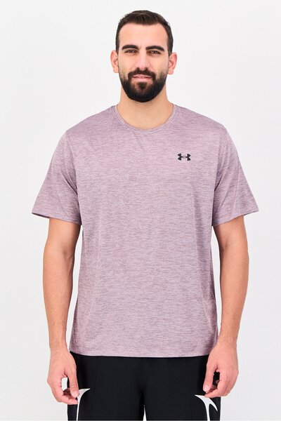 Under Armour Men Loose Fit Short Sleeve Training T-Shirt, Mauve