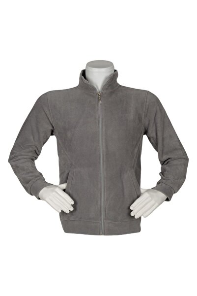 PERSONELİTY Gray Fleece Cardigan