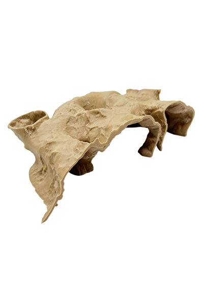 choice2 نفق طبيعي مطبوع ثلاثي الأبعاد بلون بني فاتح، على شكل كهف، يُستخدم كدي...