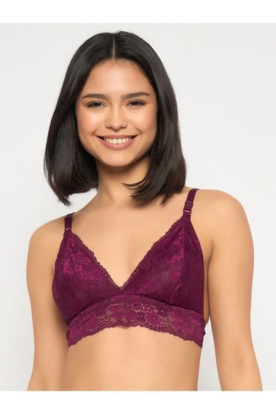 Clovia By Styli Non-Padded Non-Wired Demi Cup Longline Bralette
