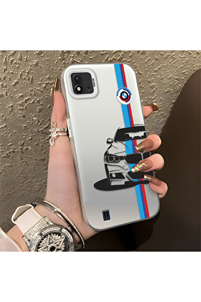 Hontinga حافظة هاتف Realme C11 2021 متوافقة مع الحافة السيليكونية الصلبة والم...