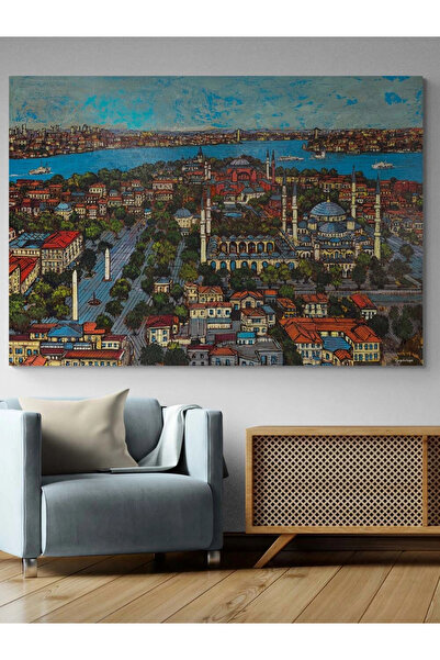 Simurg Sanatevi Sultan Ahmet Meydanı Yağlı Boya Tablosu