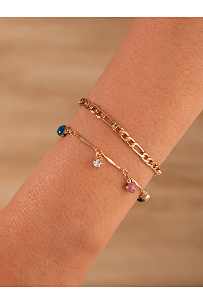 Take Two By Styli طقم من قطعتين - أساور متصلة