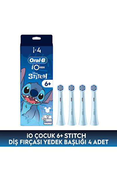 Oral-B iO Çocuk 6+ Stitch Diş Fırçası Yedek Başlığı 4 Adet