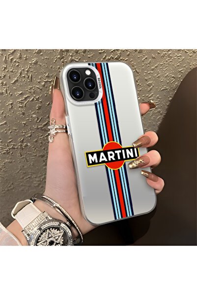 Hontinga iPhone 16 Pro Max Compatible Car Patterned Silicone Edge Hard Back A...