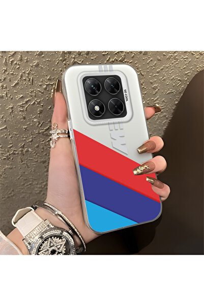 Hontinga Xiaomi Poco X7 5g Compatible Bmw Patterned Silicone Edge Hard Back A...