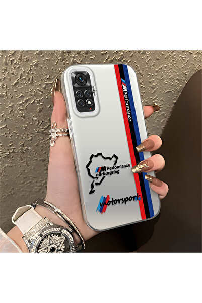 Hontinga حافظة هاتف Xiaomi Redmi Note 11 متوافقة مع نمط BMW من السيليكون ذو ا...