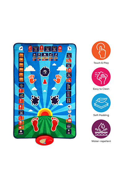 Little Story Kids Islamic Salah/Prayer Learning Mat - Blue