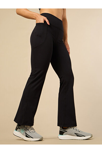 Cult By Styli Women Black Performance Flare Pants