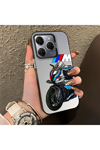 Hontinga حافظة هاتف تكنو سبارك 20 برو متوافقة مع الحافة السيليكونية الصلبة وا...