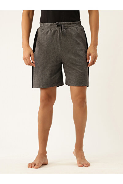 John Player By Styli Men Lounge Shorts with Side Panel