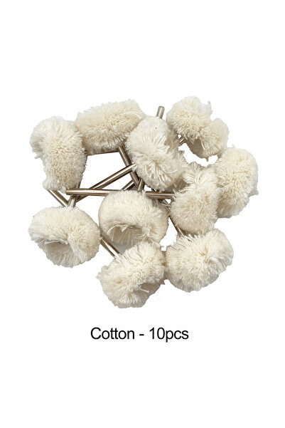 choice2 Cotton 10Pcs/Bag Dental Odontologia Polishing Brush Wheel Rotary Tool...