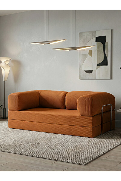 NOBLE DESİNG 100x200 Açılır Kanepe Yatak Çekyat Yıkanabilir Çok Amaçlı Aktivi...