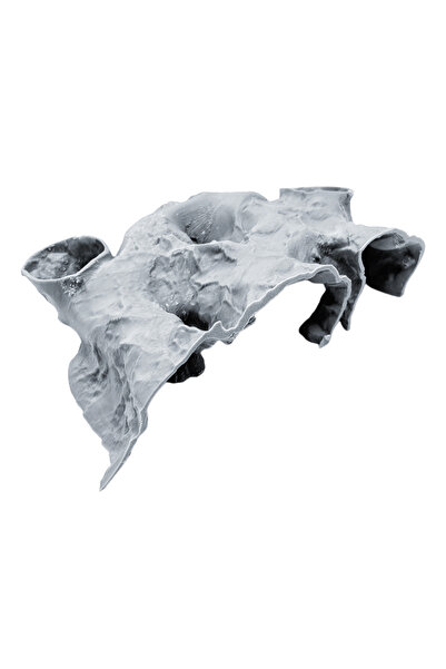 Choice4 نفق طبيعي مطبوع ثلاثي الأبعاد باللون الرمادي، على شكل كهف، يُستخدم كد...