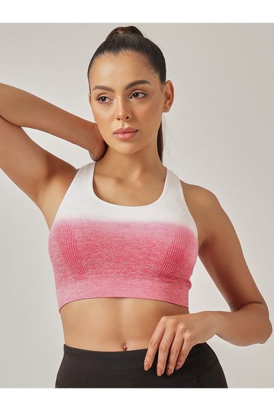 Clovia By Styli Women Low Impact Ombre Print Sports Bra with Removable Cups