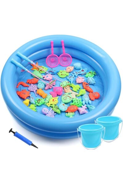 UKR لعبة صيد كبيرة مغناطيسية مع مسبح قابل للنفخ