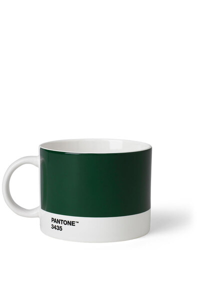 Pantone Begin Your Morning Tea Cup – Dark Green