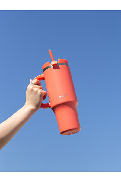 Contigo Streeterville Thermos Water Bottle with Straw 1200ml - Mercan