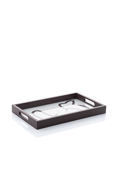 Blends Brown Beads Serving Tray