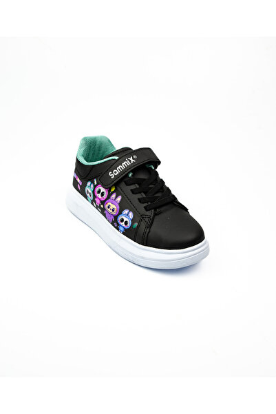 BABALİ 044 Sammix Pantofi negri pentru fete