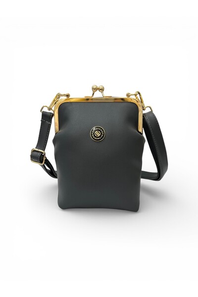 Sanmorris Women's Scholarship Gold Accessory Adjustable Cross Strap Faux Leat...