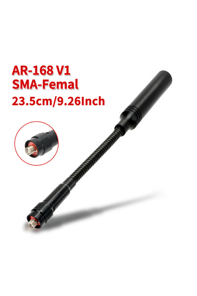 choice2 V1 AR-168 Goosenecek Tactical Antenna Dual Band SMA-Female For Quansh...