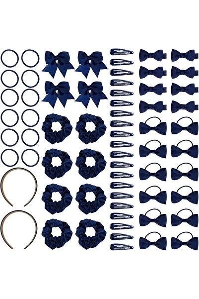 UKR 66 Pcs Hair Accessories Set for Girls Hair Clips, Bows, Scrunchies, Headb...