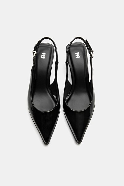 Pull & Bear Vinil topuklu ayakkabı