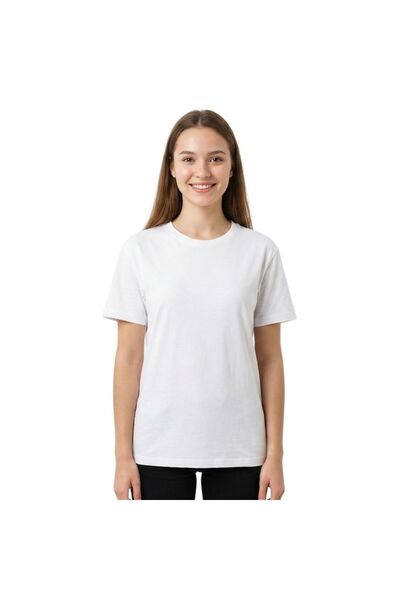 Enfield & Co. Oversized Fit Enfield&Co Women's T-Shirt Basic Ecru