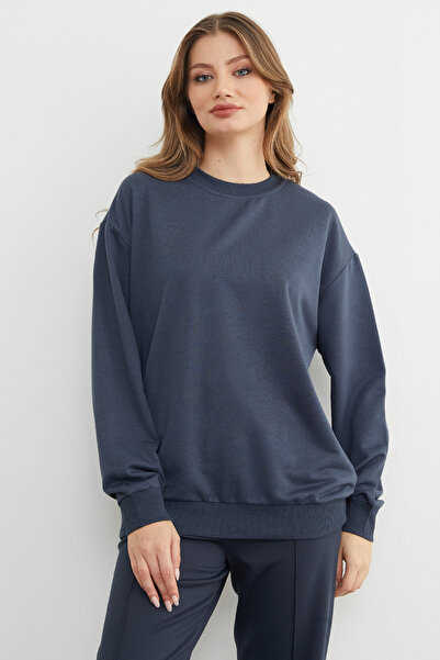 Fulla Moda Basic Crew Neck Sweatshirt