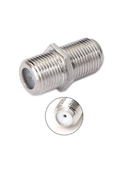 Genel Markalar F Dişi Dişi Konnektör - F Ara Konnektör Uzatma 5 Adet