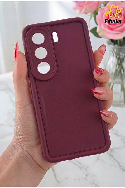 Fibaks Camon 40 Pro Case Camera Protection Soft Texture Shock Absorption Burg...