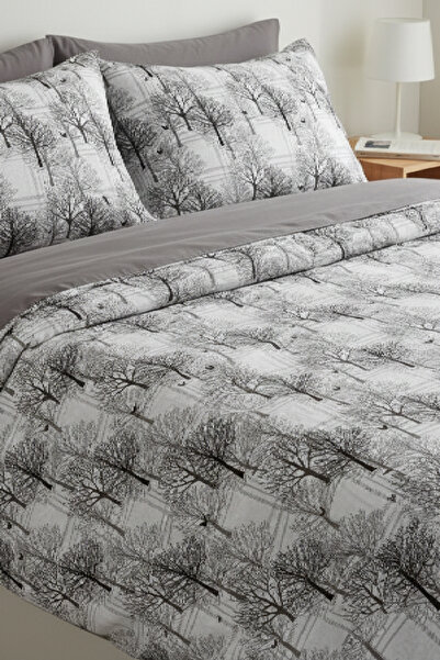 LaLiva Tree Pattern Double Fitted Sheet - Cotton Bedding Set -