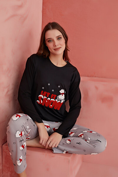 ELİTOL Snow Mood Women's Pajama Set
