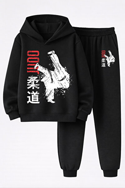 MAGORS طقم ملابس رياضية للأطفال مكون من سترة وبنطلون رياضي مطبوع عليه رياضة ا...