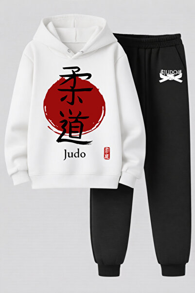 MAGORS طقم ملابس رياضية للأطفال مكون من سترة وبنطلون رياضي مطبوع عليه رياضة ا...