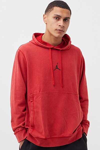 Nike Jordan Dri Fit Men's Fleece Pullover Hoodie Men's Hooded Sweatshirt Red