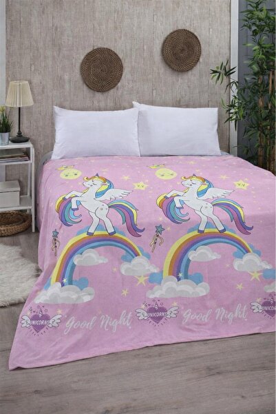 Mulberry Unicorn Single Blanket 170X230 cm – for Children's and Teenager's Ro...