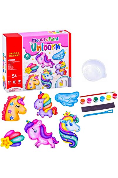 UKR Mould and Paint Unicorns DIY Art and Craft Painting Kit for Kids