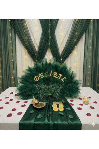 delibal Yeşil Gelin Yelpazesi, Bekarlığa Veda Partisi, Bride To Be, Nedime, K...