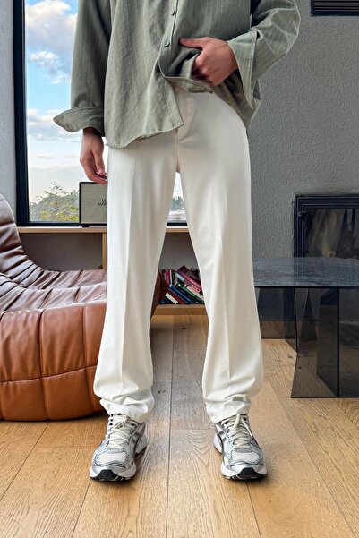 Flaw Wear Basic Regular Pants White