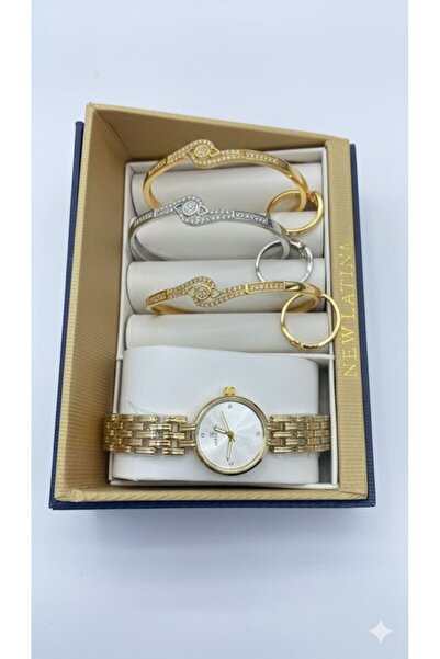 Boutique Complete women's gift set (watch + 3 bracelets + 3 rings)