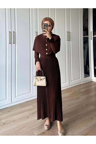 MODA PARÇALI TRİKO ELBİSE