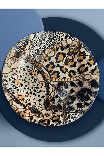 Lion Tasarım Dekoratif Seramik Duvar Tabağı