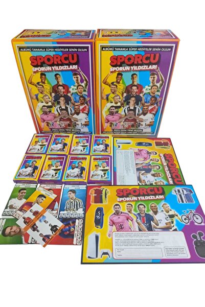 Emrah Gültekin Sporcu Sporun Yıldızları 5 Minik Kutu Albüm Sticker Seti Son T...