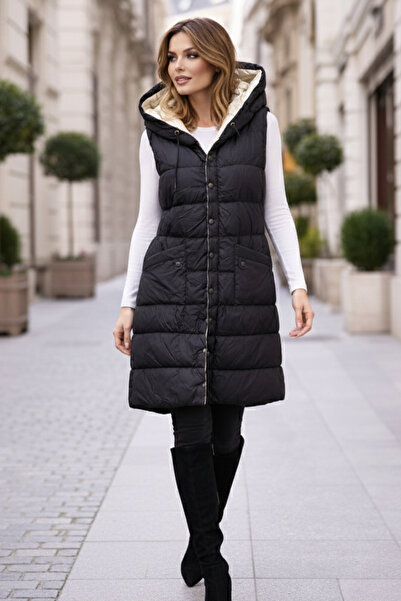 benguen Long Inflatable Vest K9597 Black