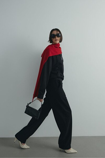 Suud Collection Black Salted Elastic Tracksuit