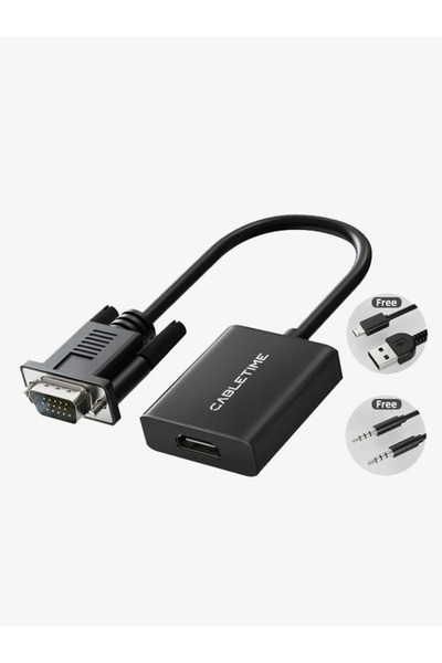 Cabletime VGA to HDMI Adapter