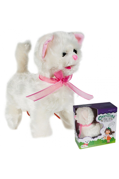 MalPlay Pisicuta interactiva din plus cu lesa